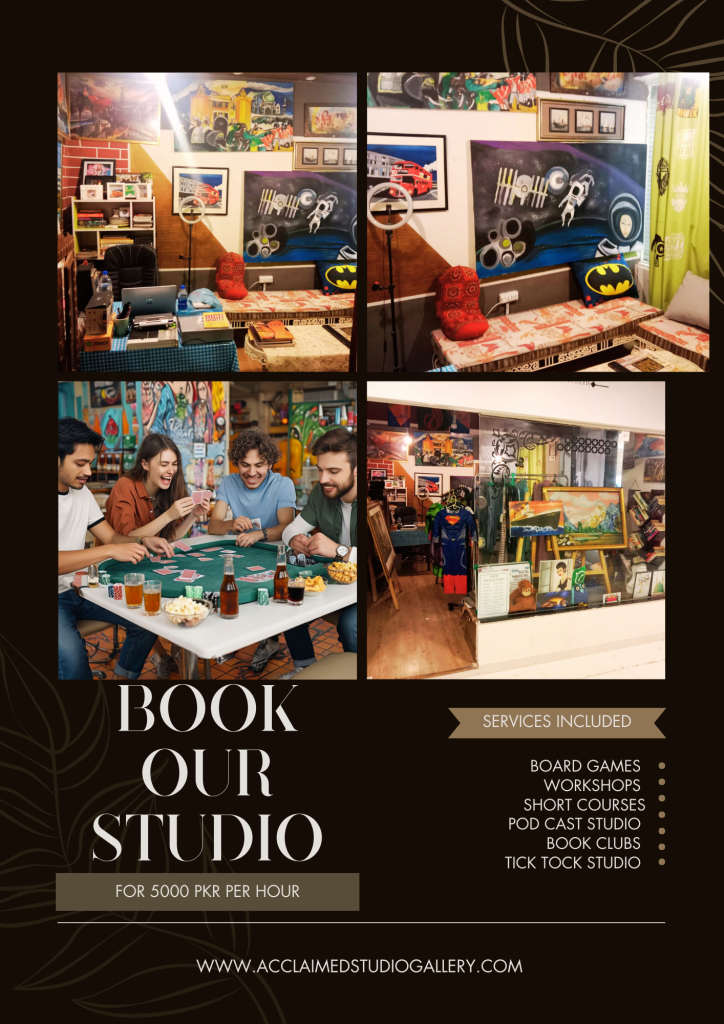 Book Our Studio