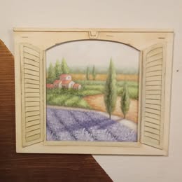 Window ArtWork Oil Painting