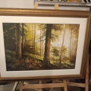 Forest Oil Painting
